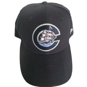 Columbus Clippers MiLB Navy Blue New Era 59Fifty Fitted Hat Cap 7 5/8 100% Wool